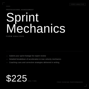 Sprint Mechanics Assessment